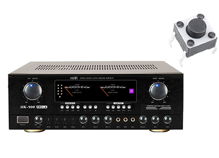 功放按鍵開關KAN0611應用案例